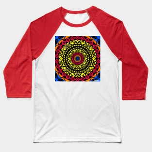 the circle of life in mandala pattern ecopop Baseball T-Shirt